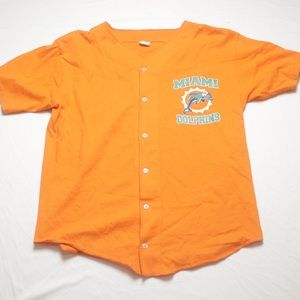 Vintage Miami Dolphins Button Down